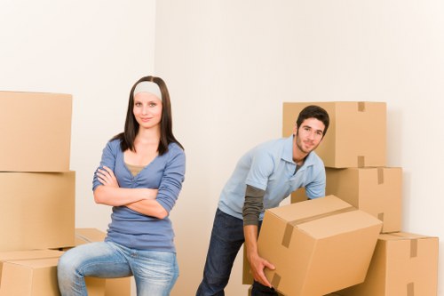 House removalists loading furniture for a move in Barnes