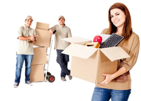 Local packing team organising labelled boxes for a Barnes relocation